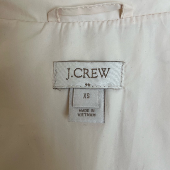 J. Crew Quilted Women's Vest in Cream Color XS - Picture 2 of 12